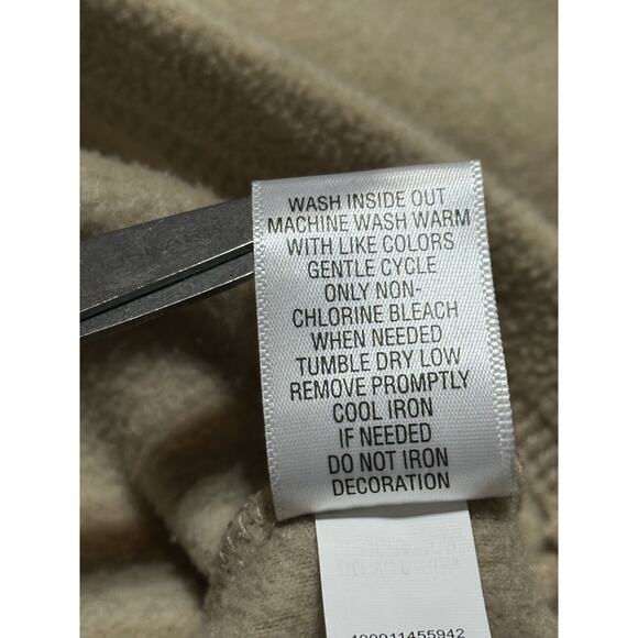 Vtg Womens XL Sweater Zip Snowflakes Cardinals Birds Cozy Winter Cottagecore - Picture 11 of 11